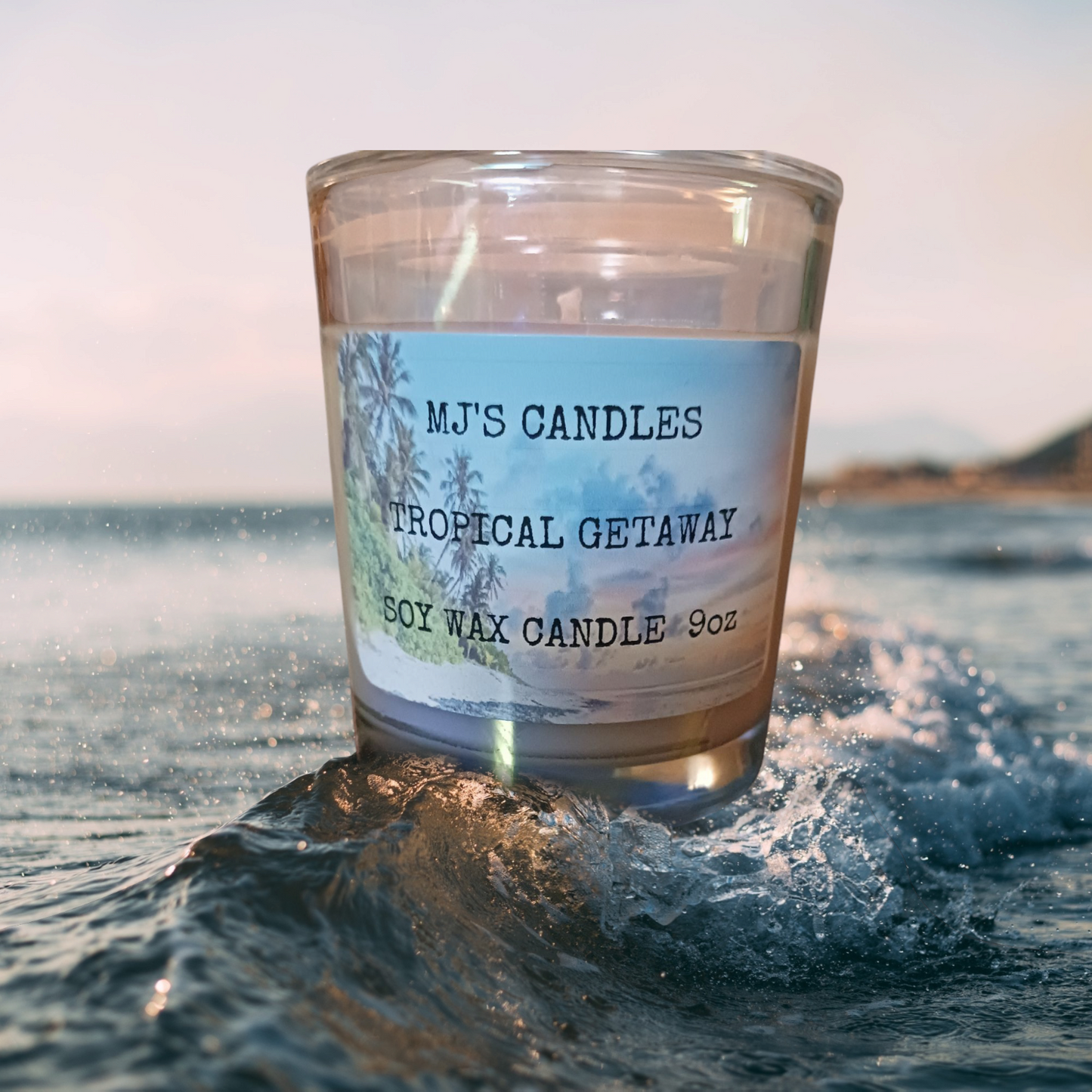 Tropical Getaway 10oz soy candle