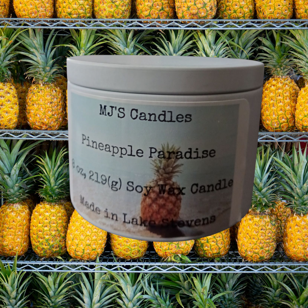 Pineapple Paradise 8oz soy candle