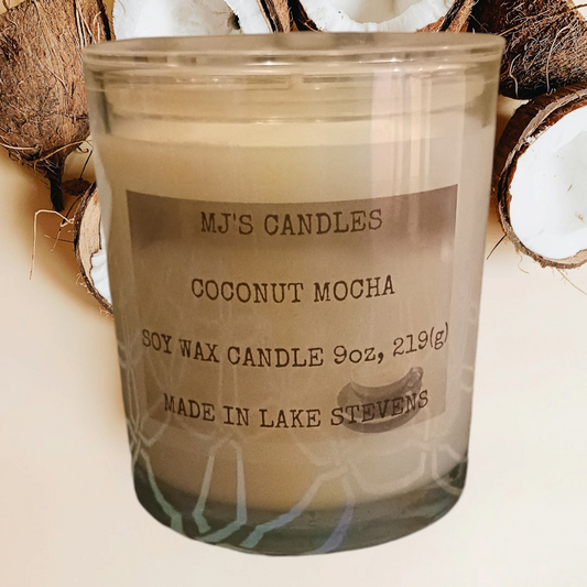 Coconut Mocha 10oz soy candle