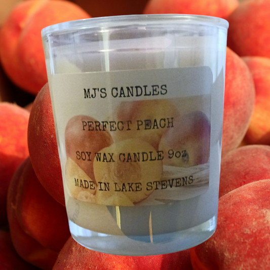 Perfect Peach 10oz soy candle