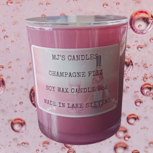 Champagne Fizz 10oz soy candle