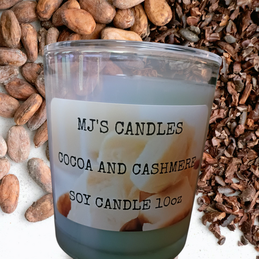 Cocoa and Cashmere 10oz soy candle