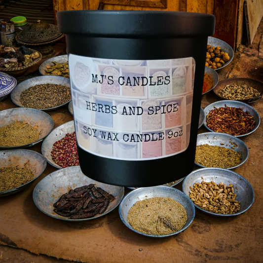 HERBS AND SPICE 10oz soy candle