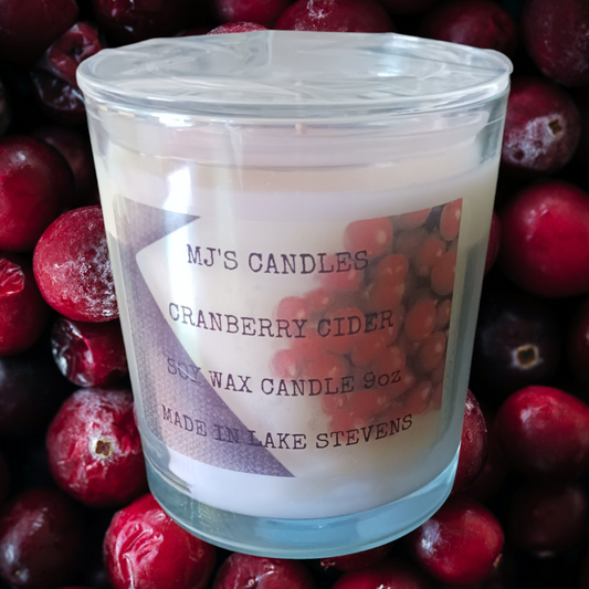 Cranberry Cider 10oz soy candle