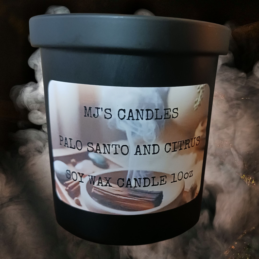 Palo Santo and CITRUS 10oz soy candle