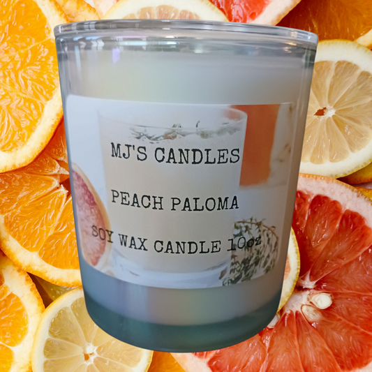 Peach Paloma 10oz soy candle