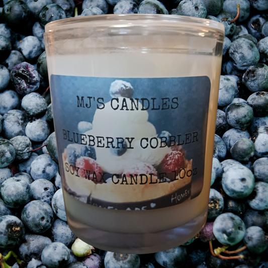 Blueberry Cobbler 10oz soy candle