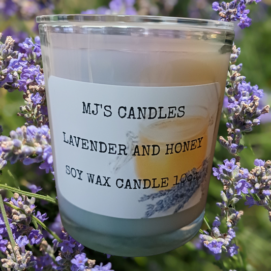 Lavender and honey 10oz soy candle